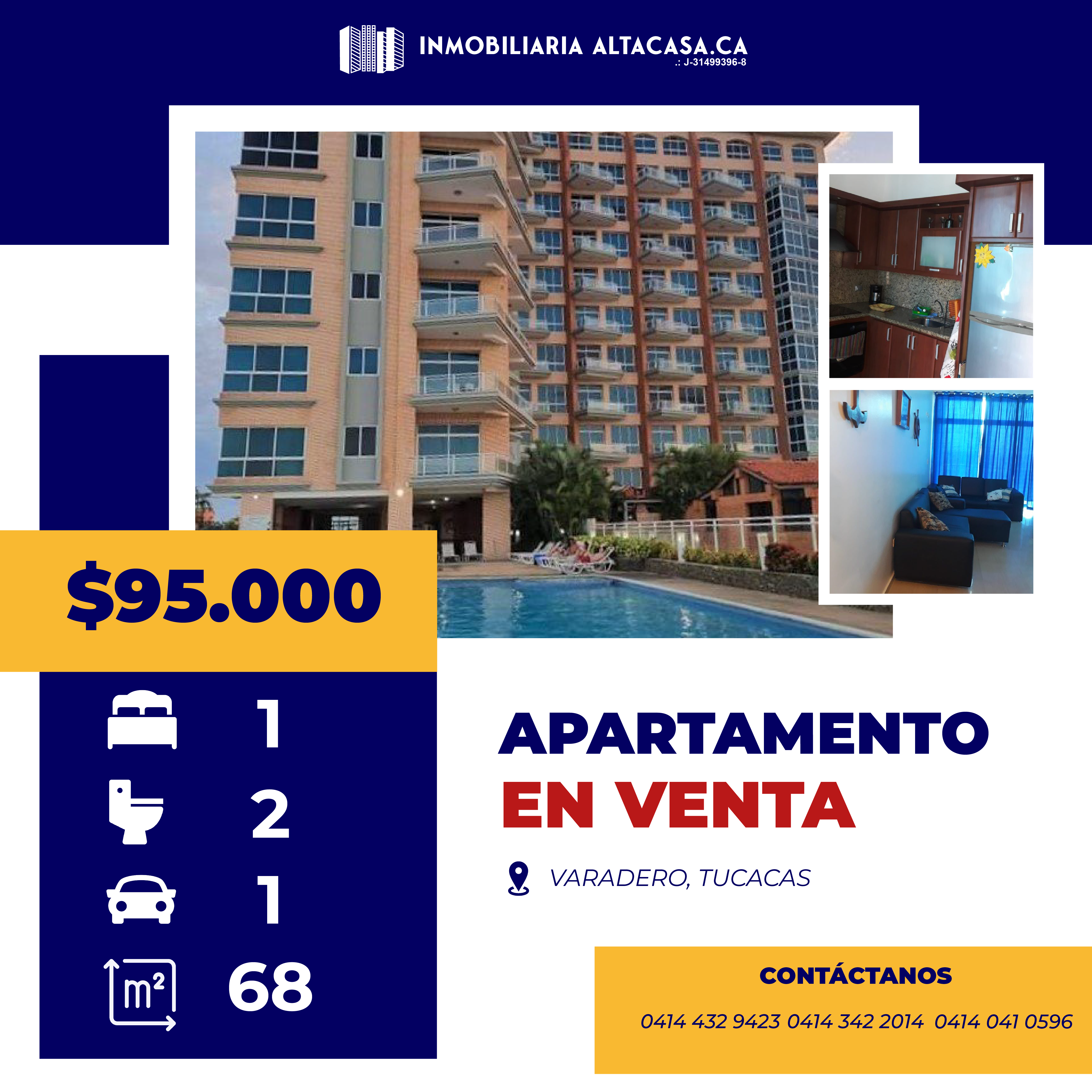 Altacasa Vende Hermoso Apartamento Puerto Varadero Tucacas