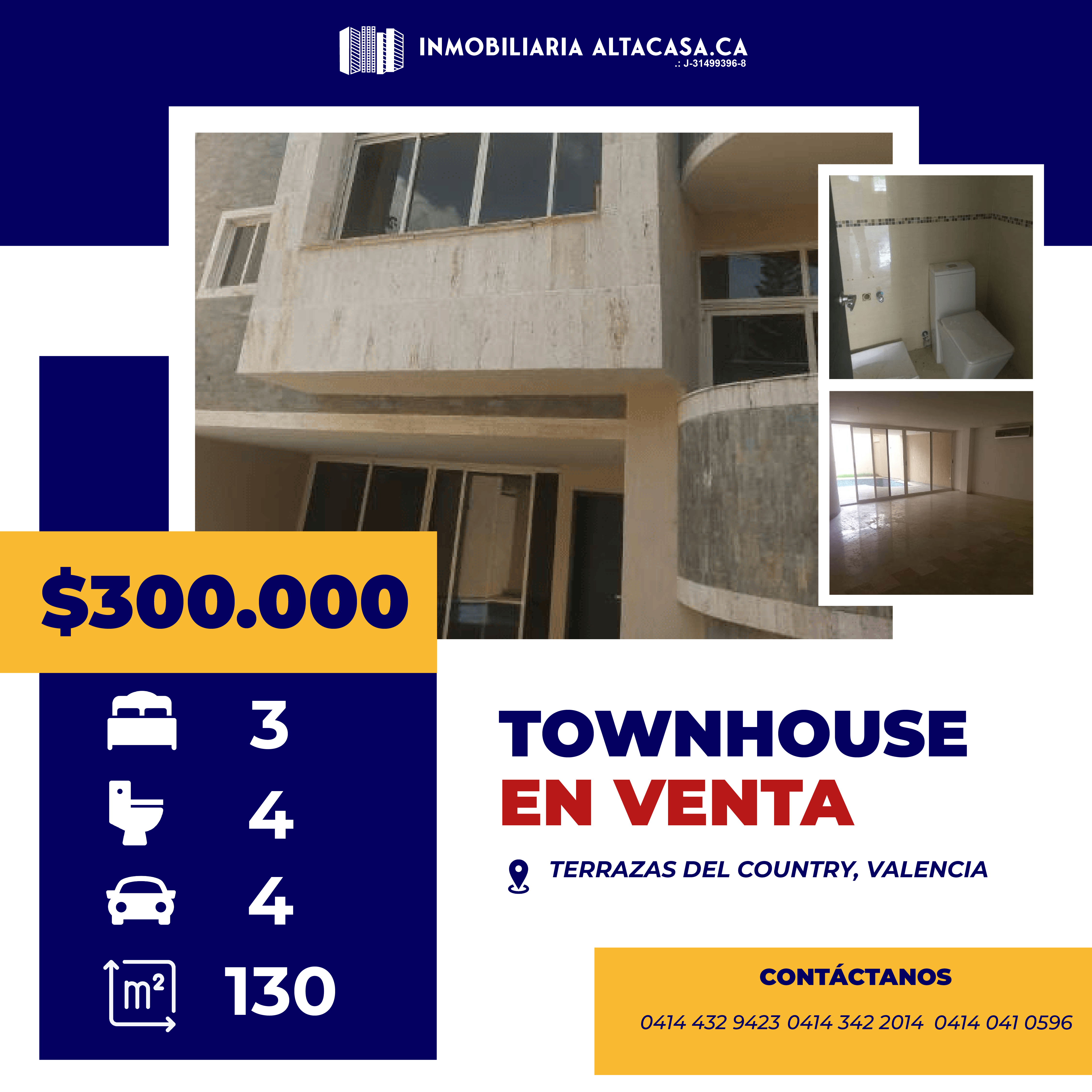 Oportunidad Exclusivo Townhouse Estrenar Terrazas Del Country