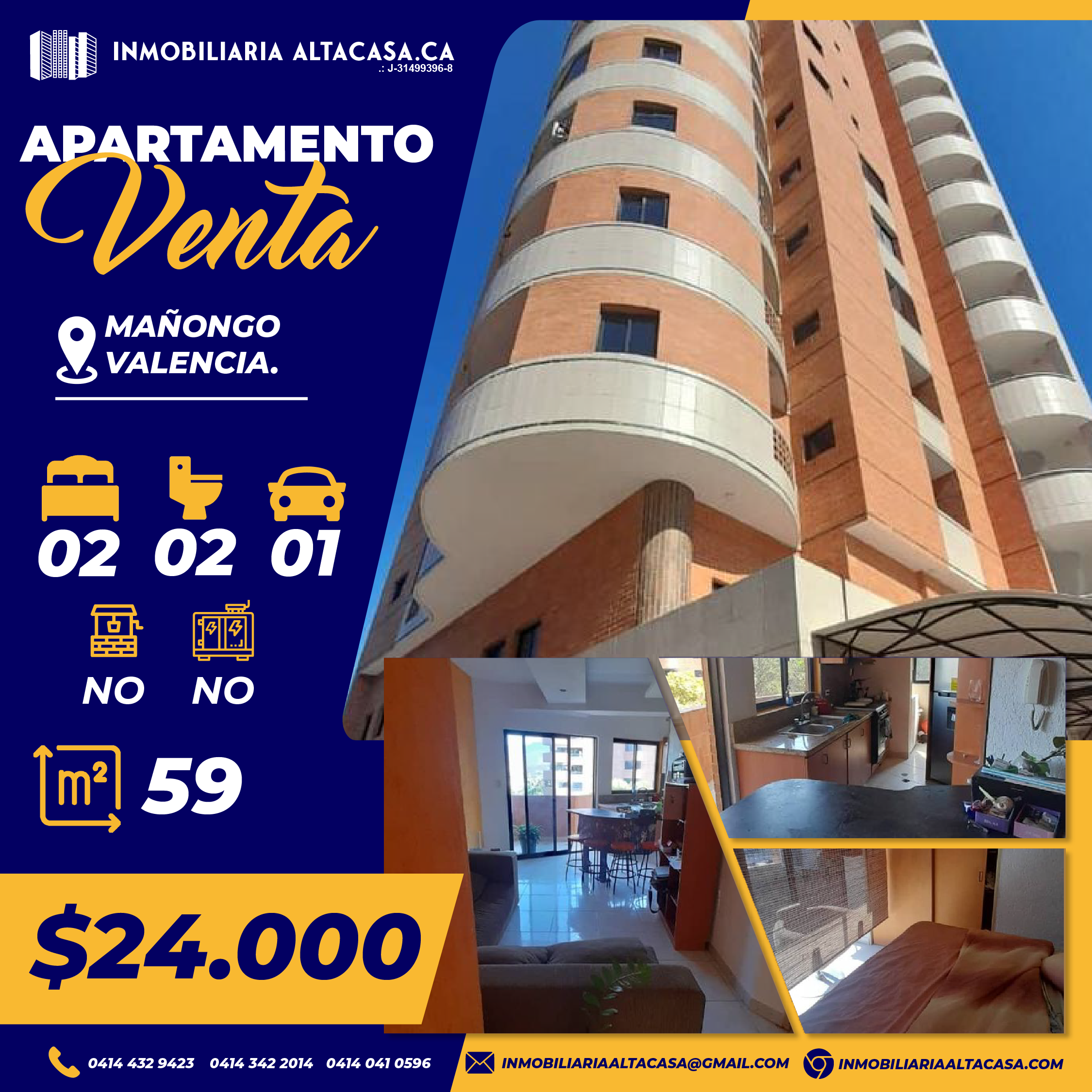 ALTACASA VENDE EXCELENTE APARTAMENTO EN MAÑONGO