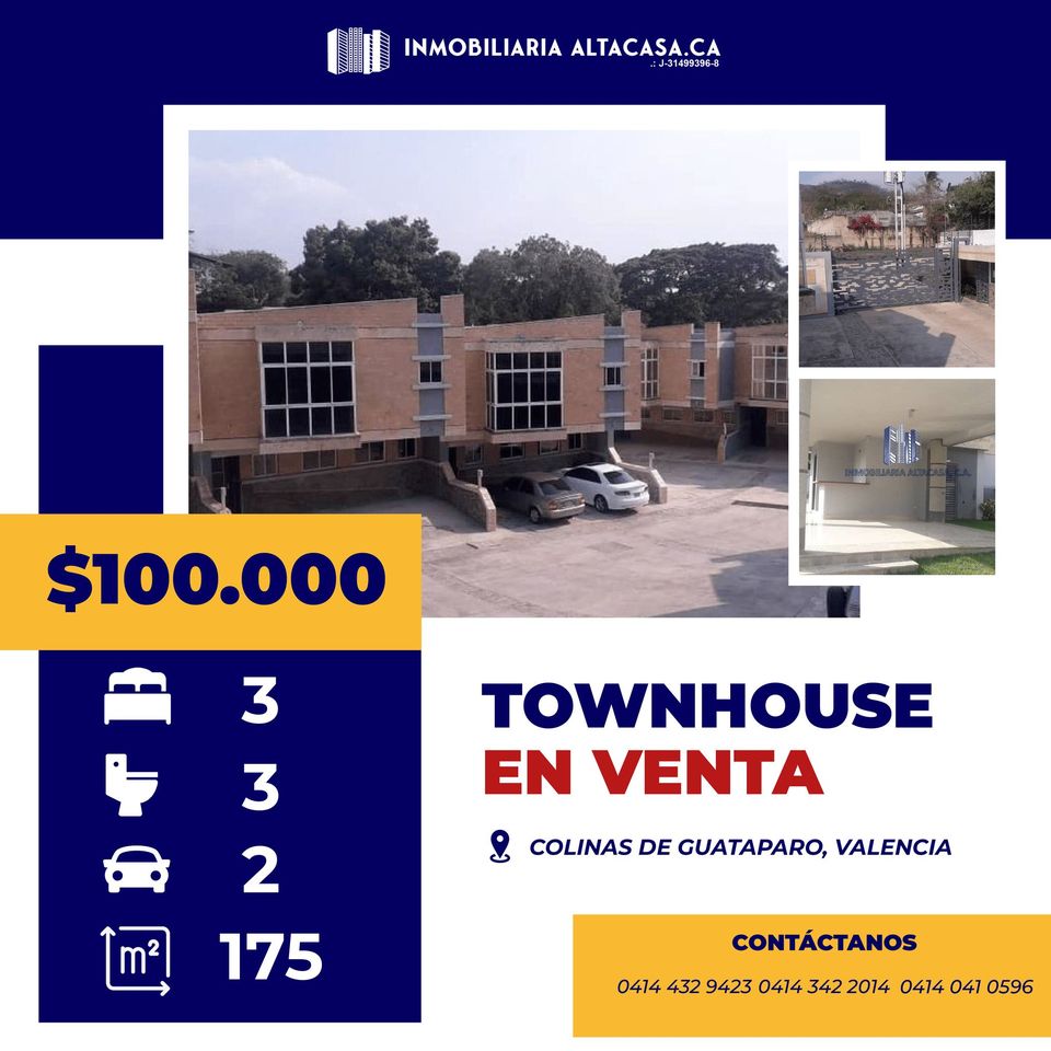 ALTACASA VENDE EXCELENTE TOWNHOUSE EN ALTOS DE GUATAPARO