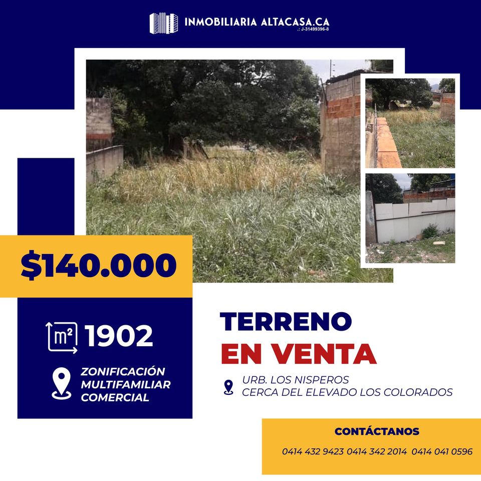 ALTACASA VENDE TERRENO COMERCIAL Y BIEN UBICADO