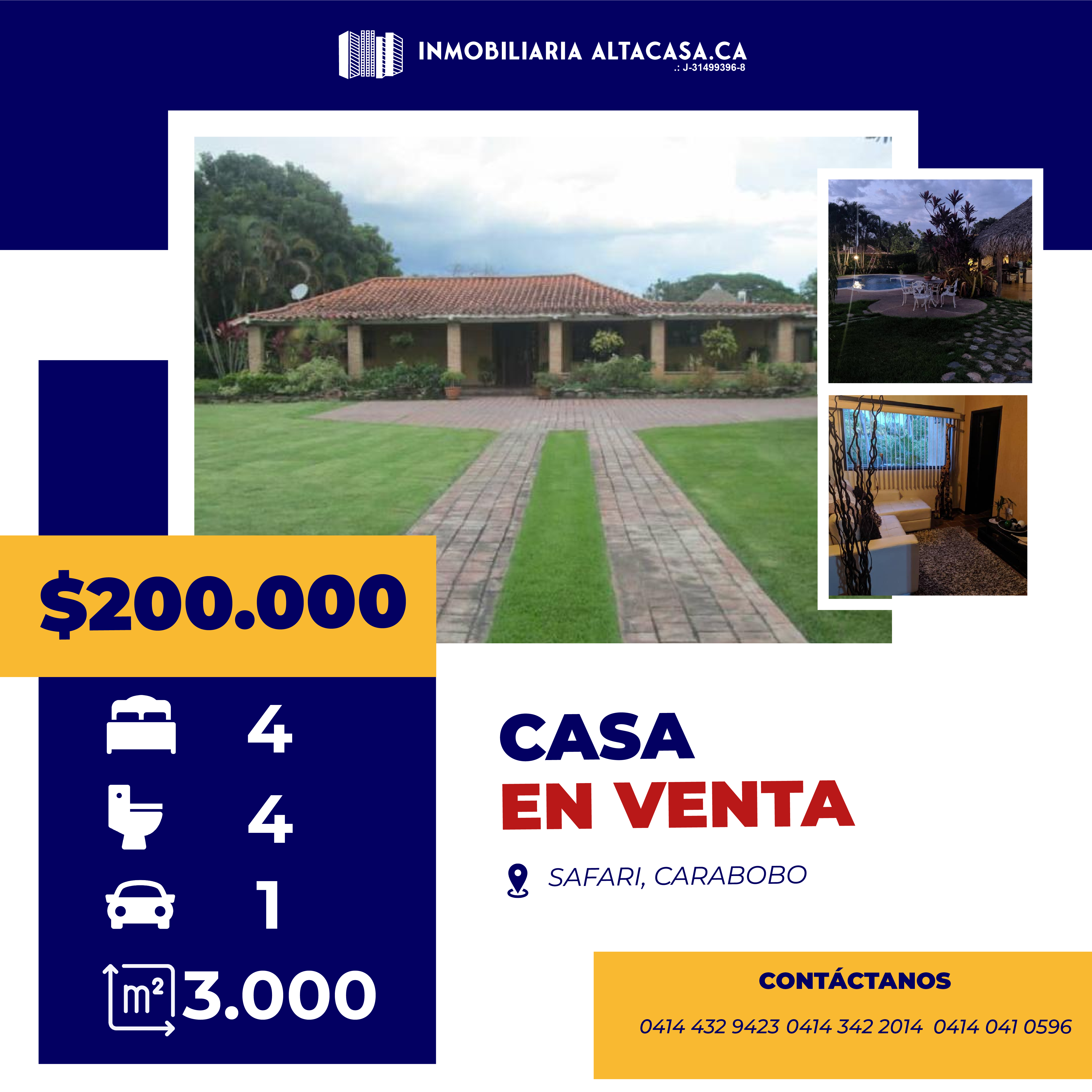 ALTACASA VENDE EXCELENTE CASA CAMPESTRE