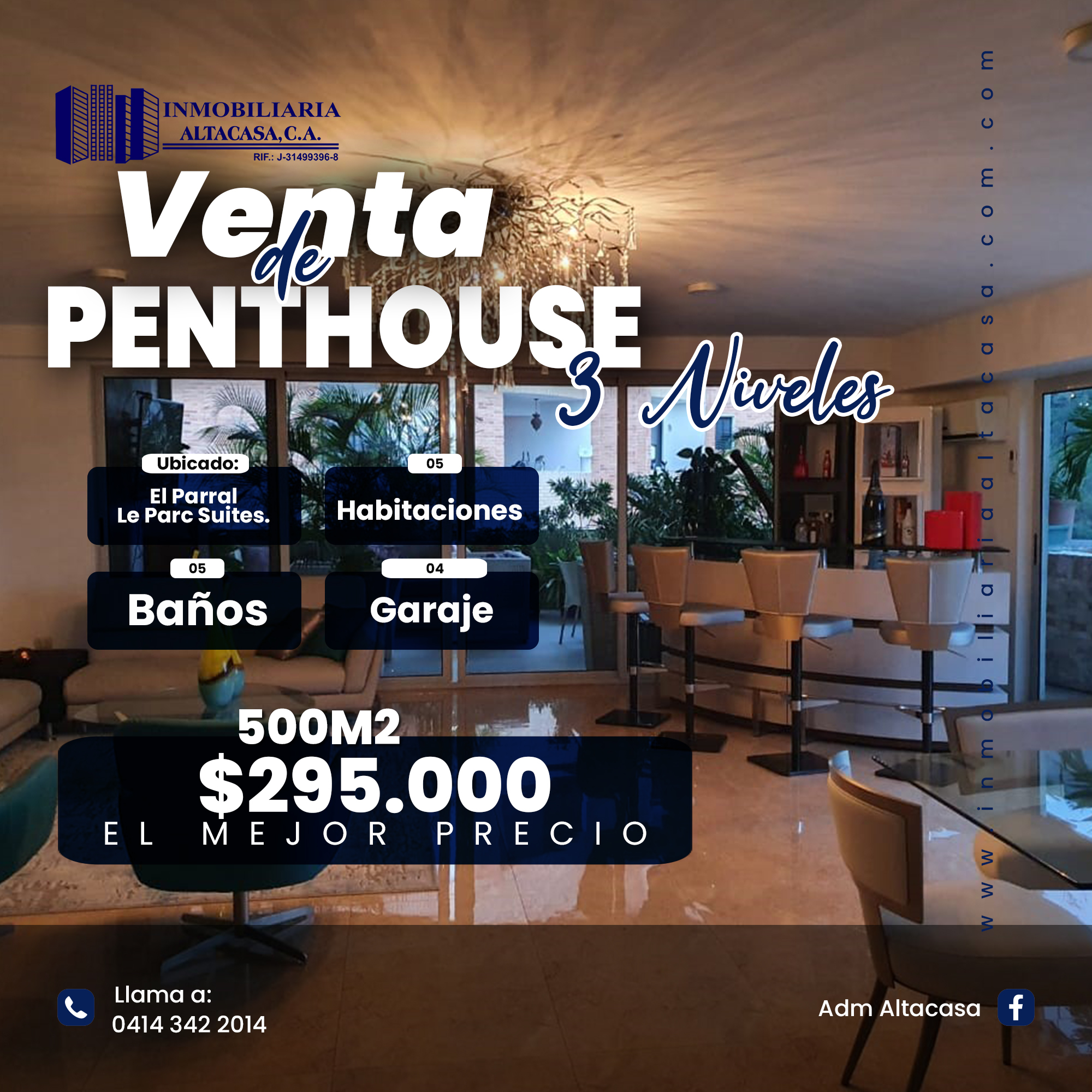 Altacasa Te Ofrece Hermoso Penthouse De Lujo En El Parral