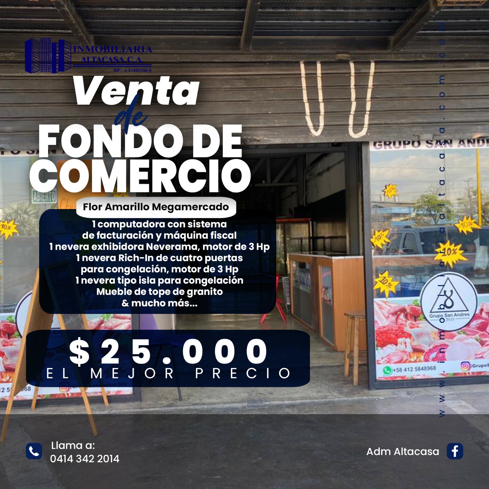 Fondo de Comercio De Carnicería