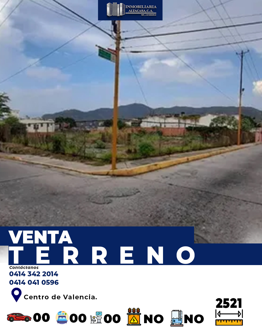 Terreno📍 centro, valencia calle boyacá