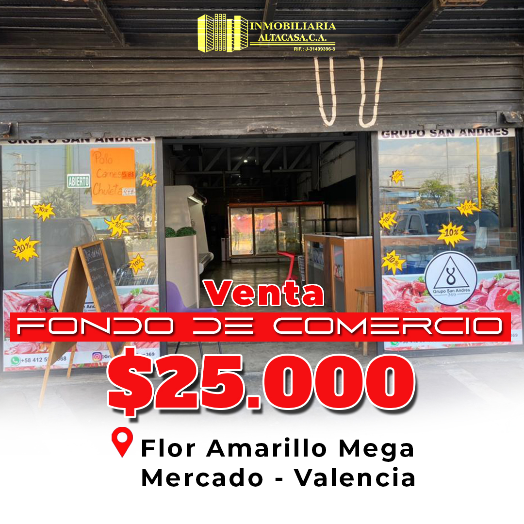 COD. 05 fONDO DE COMERCIO FLOR AMARILLO MEGA MERCADO