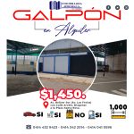 Cod. 44 Alquiler de Galpón