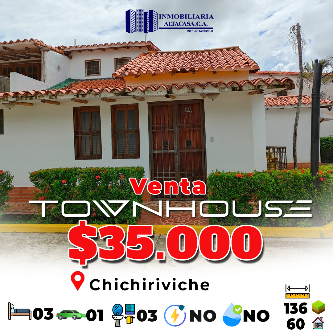 Cod. 13 TOWNHOUSE chichiriviche