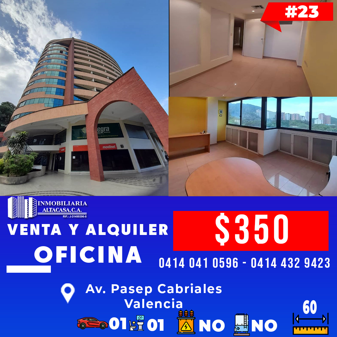 Cod. 23 Oficina Venta y Alquiler